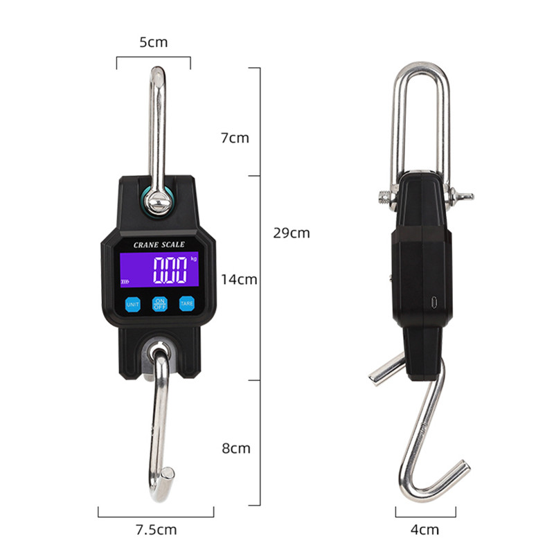 300kg/50g Bluetooth Crane Scal - Tape Dispenser Weighted avaliação e preço