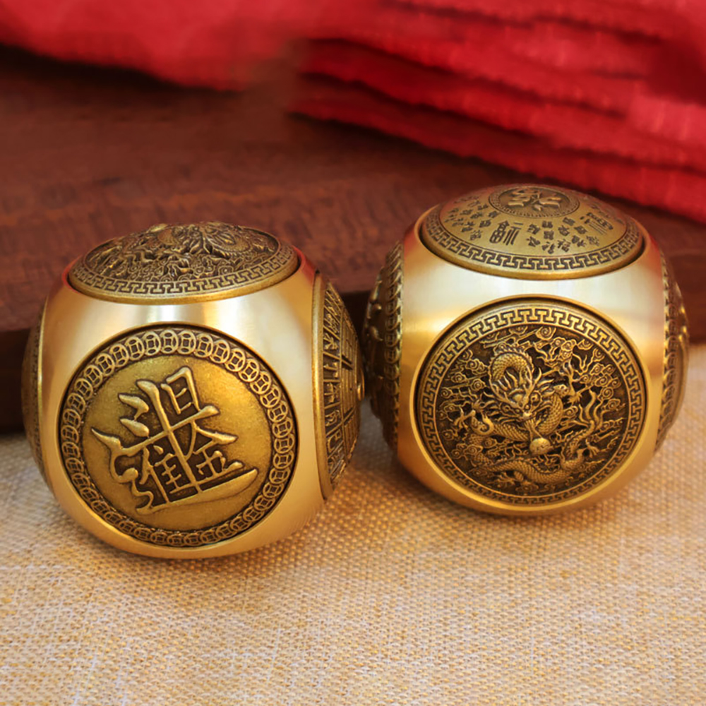 EDC Brass Dragon Dice Fidget S - Letter Opener Brass avaliação e preço