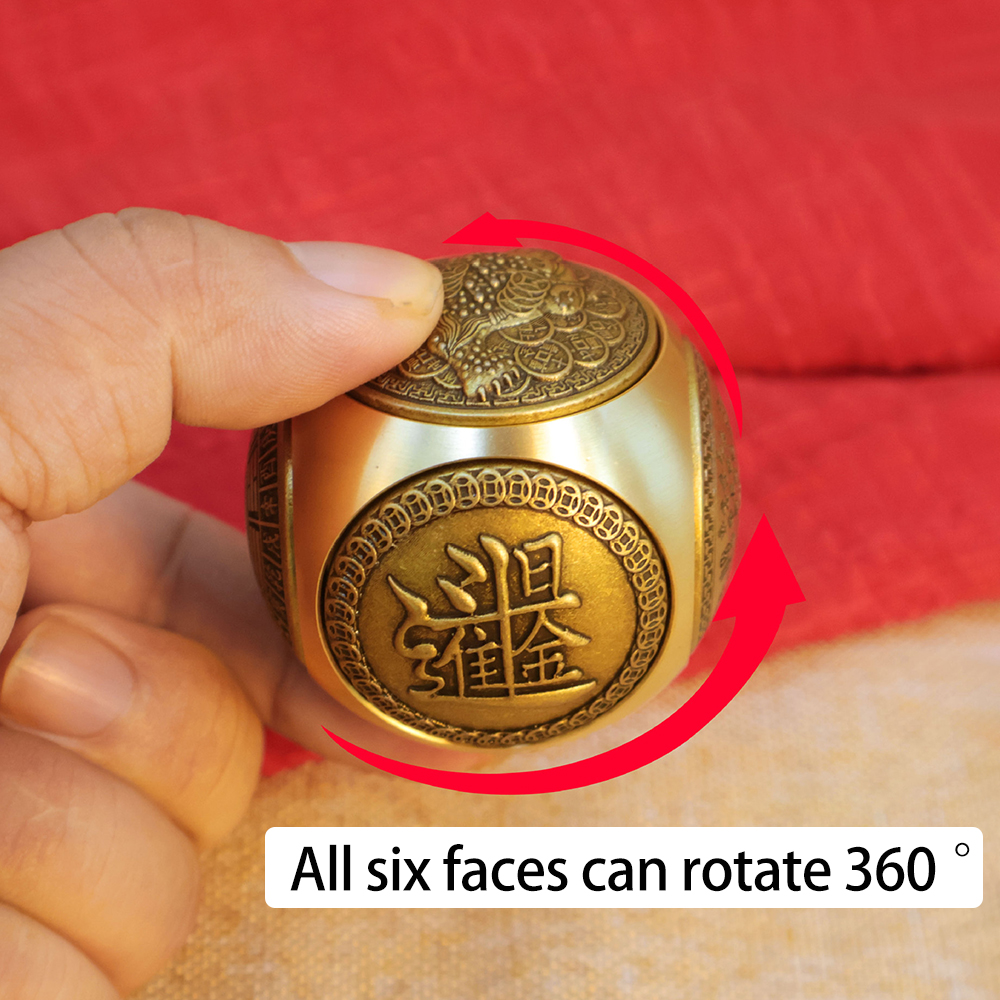 EDC Brass Dragon Dice Fidget S - Letter Opener Brass avaliação e preço