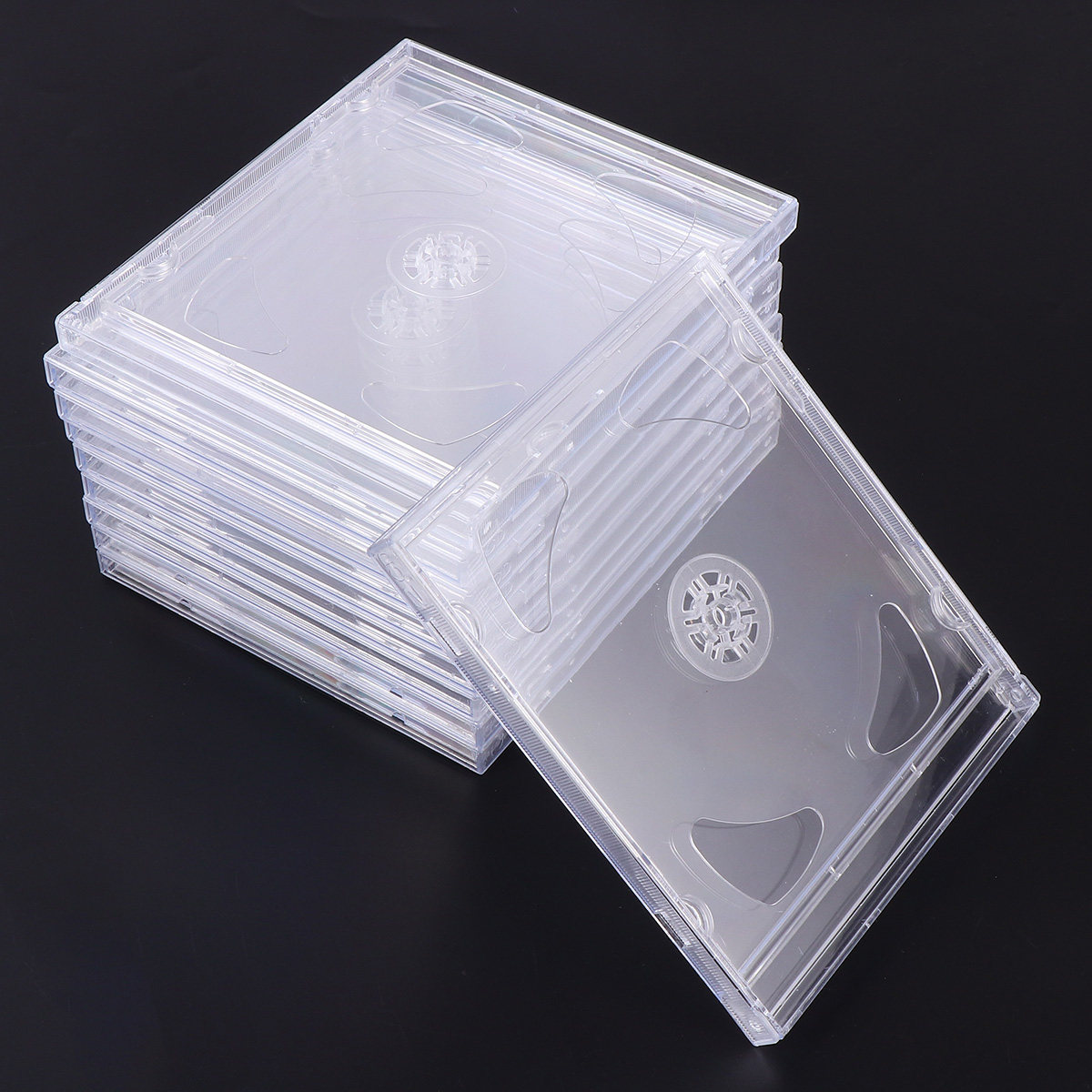 10Pcs Cd Box Dvd Case Set Port - Archive Box Set avaliação e preço