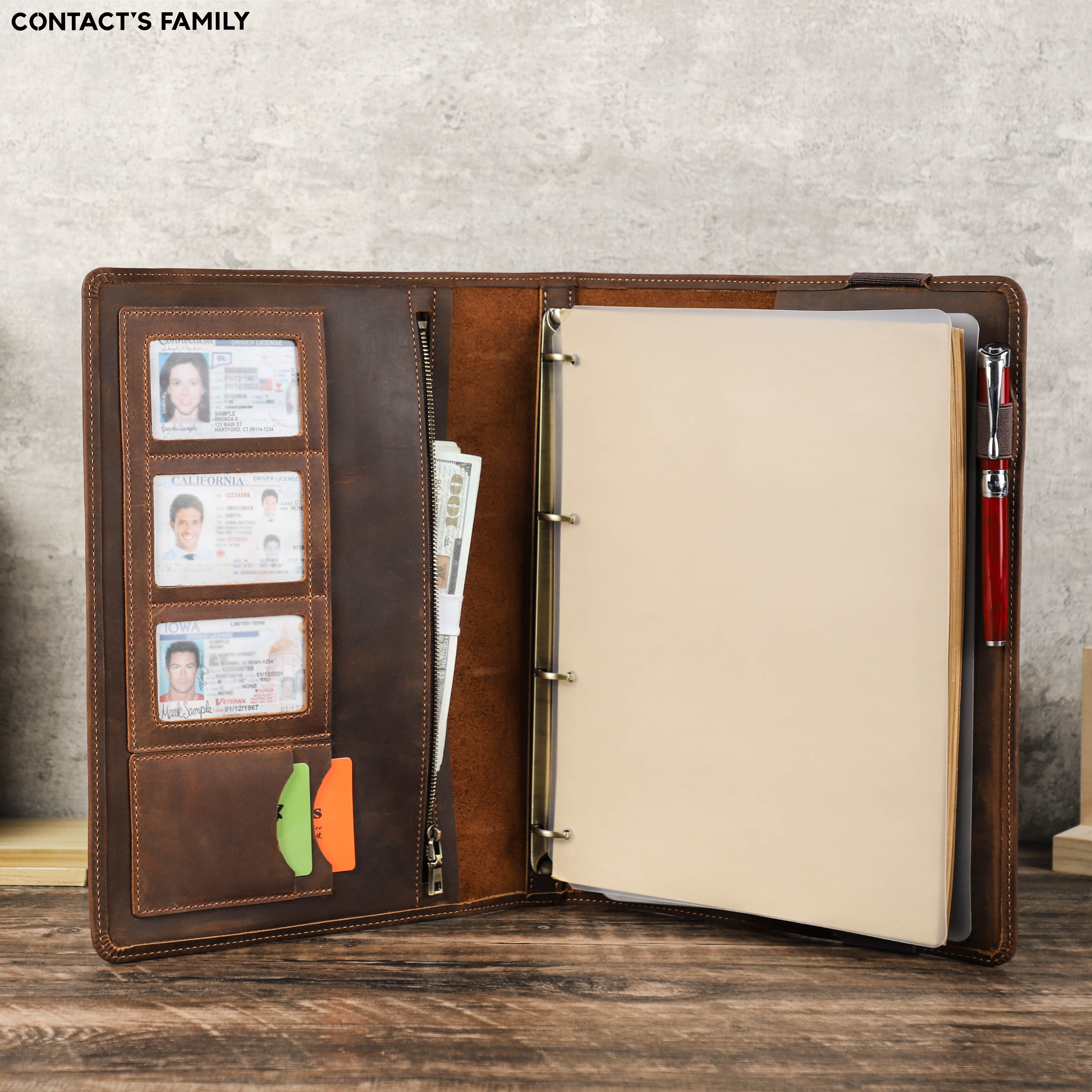 Luxury Retro Business A4 Noteb - Binder A4 Lever avaliação e preço