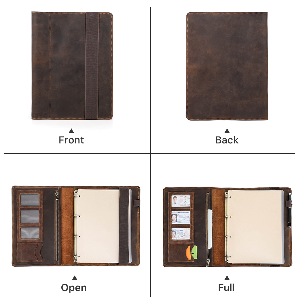 Luxury Retro Business A4 Noteb - Binder A4 Lever avaliação e preço