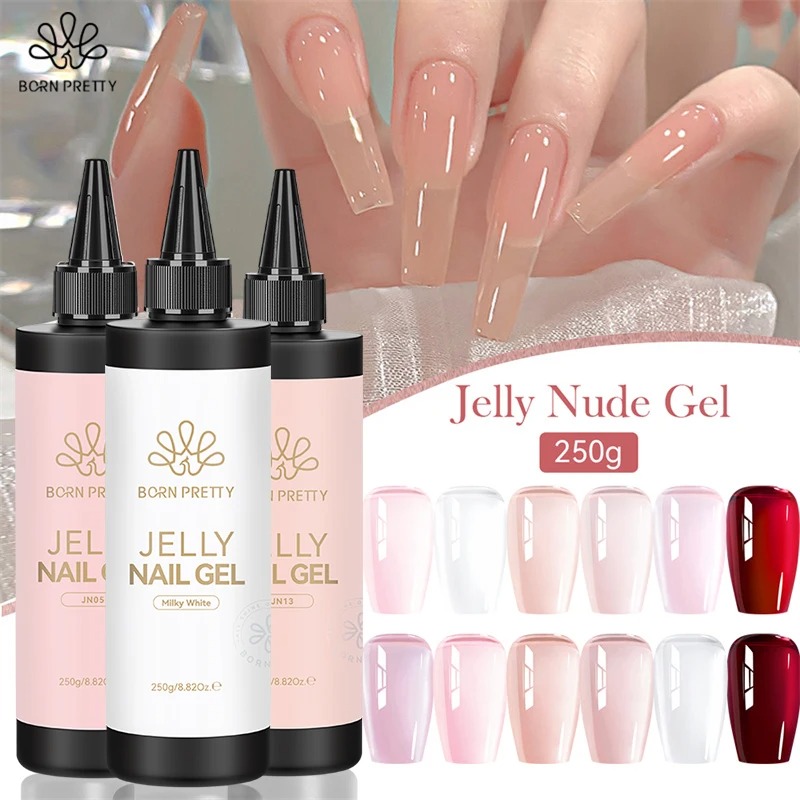 BORN PRETTY 250g Jelly Milky W - Gel Refill Pack avaliação e preço
