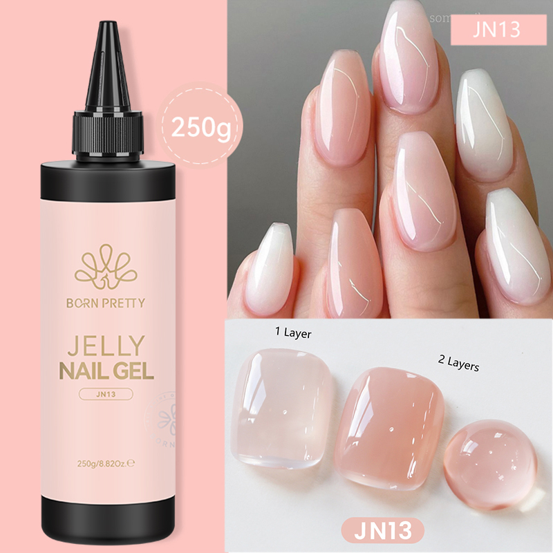 BORN PRETTY 250g Jelly Milky W - Gel Refill Pack avaliação e preço