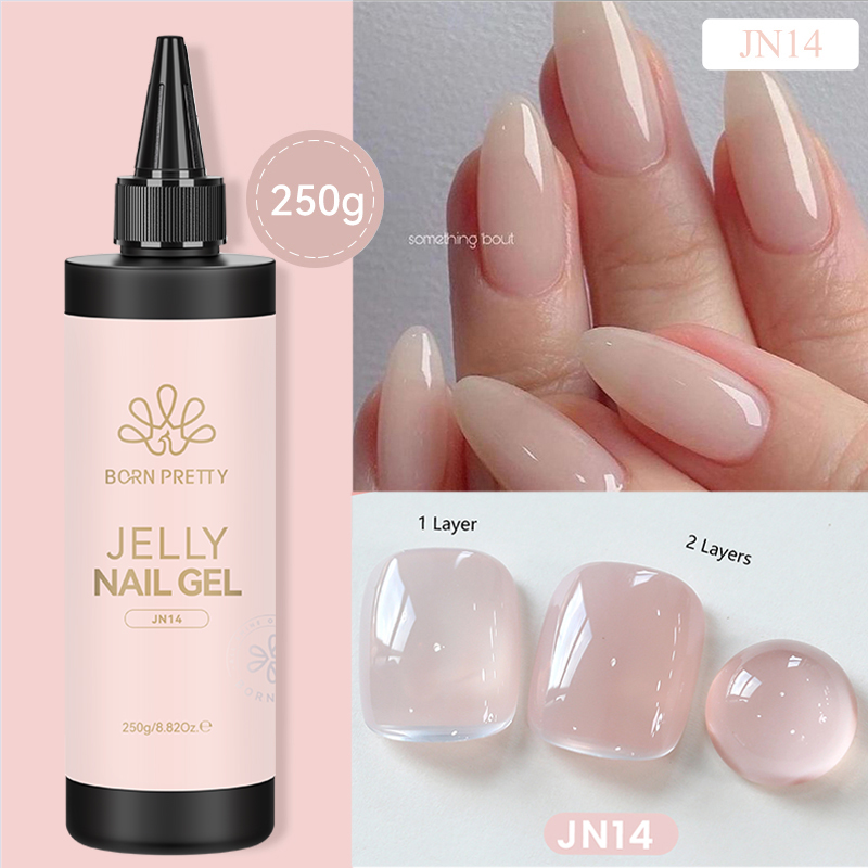 BORN PRETTY 250g Jelly Milky W - Gel Refill Pack avaliação e preço