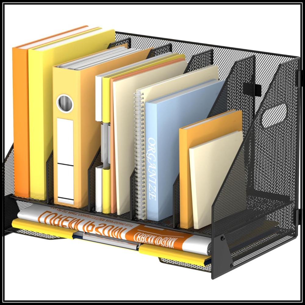 Magazine File Holder, 5 Vertic - Magazine Holder Rack avaliação e preço