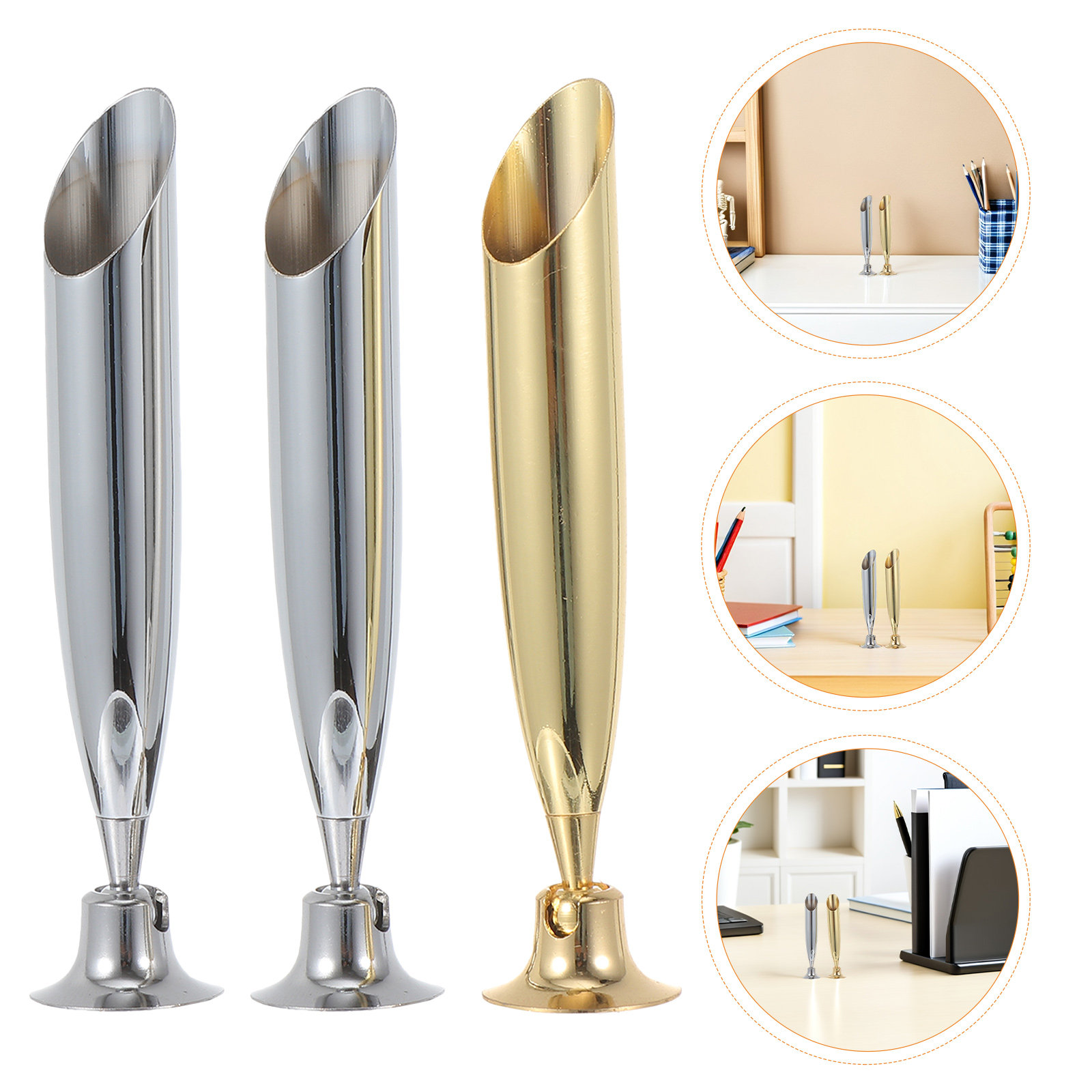 3Pcs Metal Single Pen Stand Ho - Pen Rest Single avaliação e preço