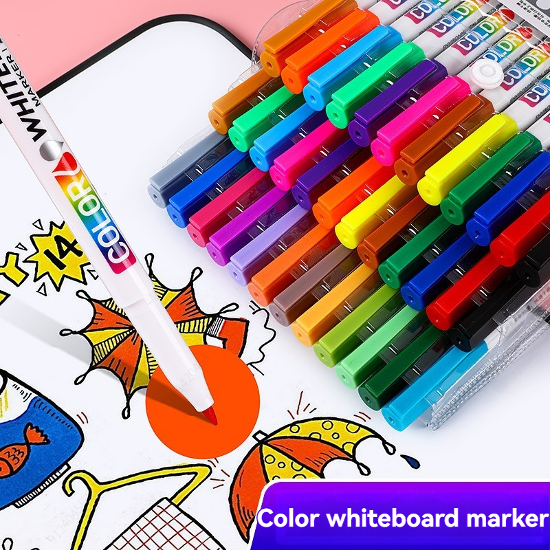 12/24Colors Dry Erase Markers  - Correction Pen Fine avaliação e preço