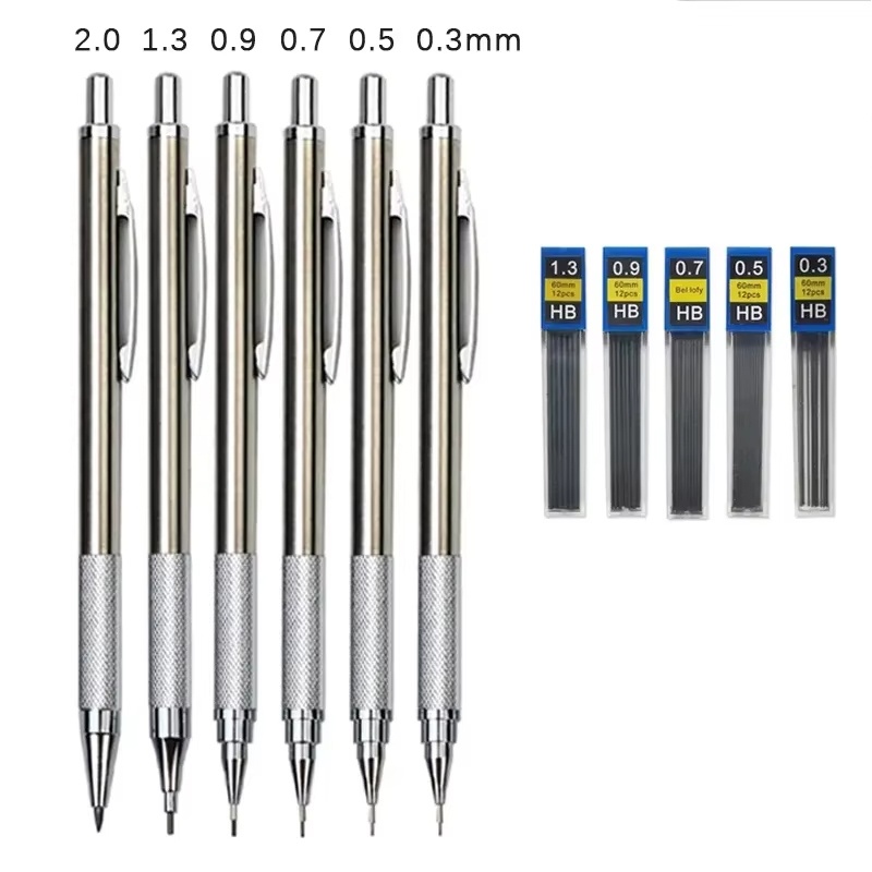 Metal Mechanical Pencil Set 0. - Mechanical Pencil 0.3 avaliação e preço