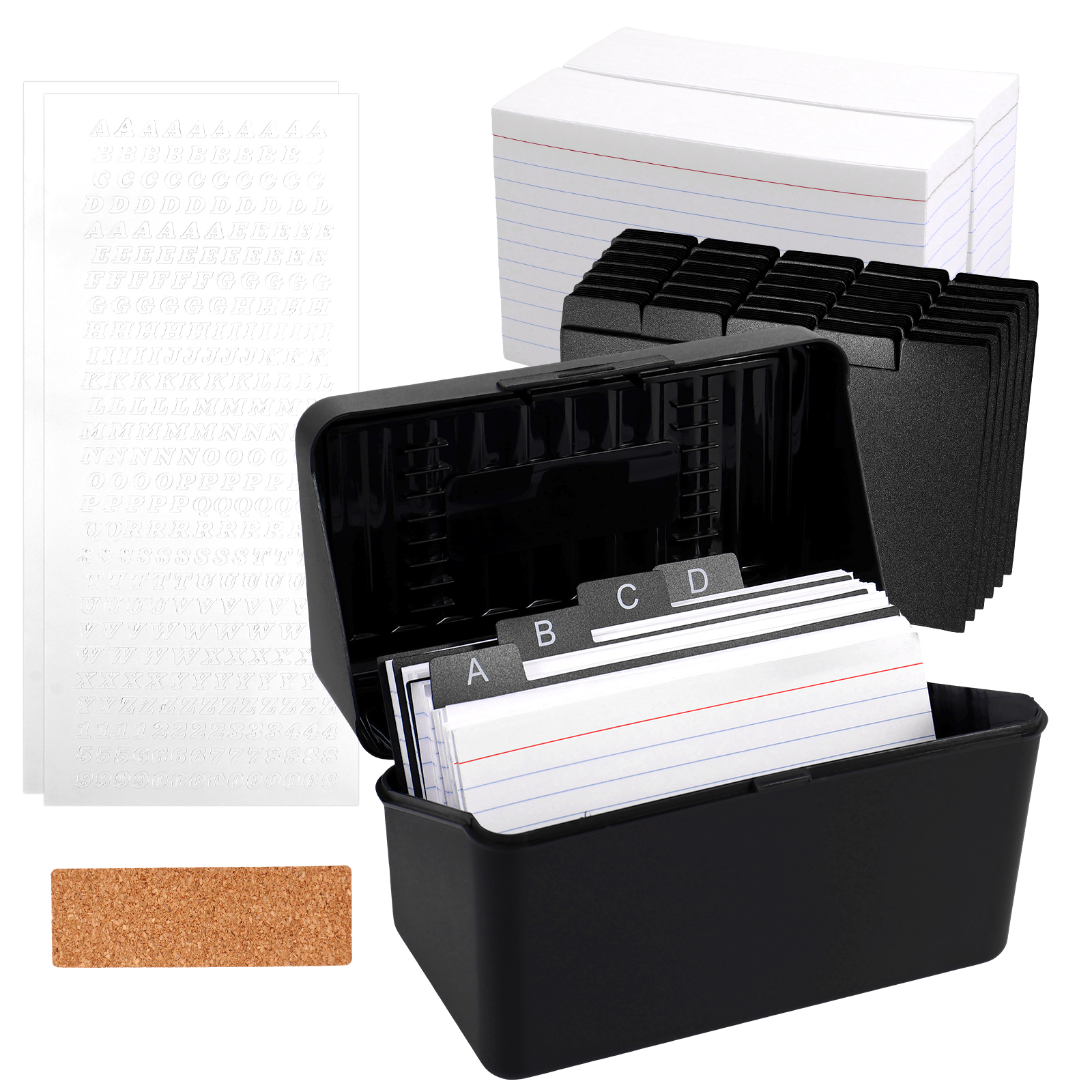 1 Set Index Card Organizer Box - Card Index Box avaliação e preço