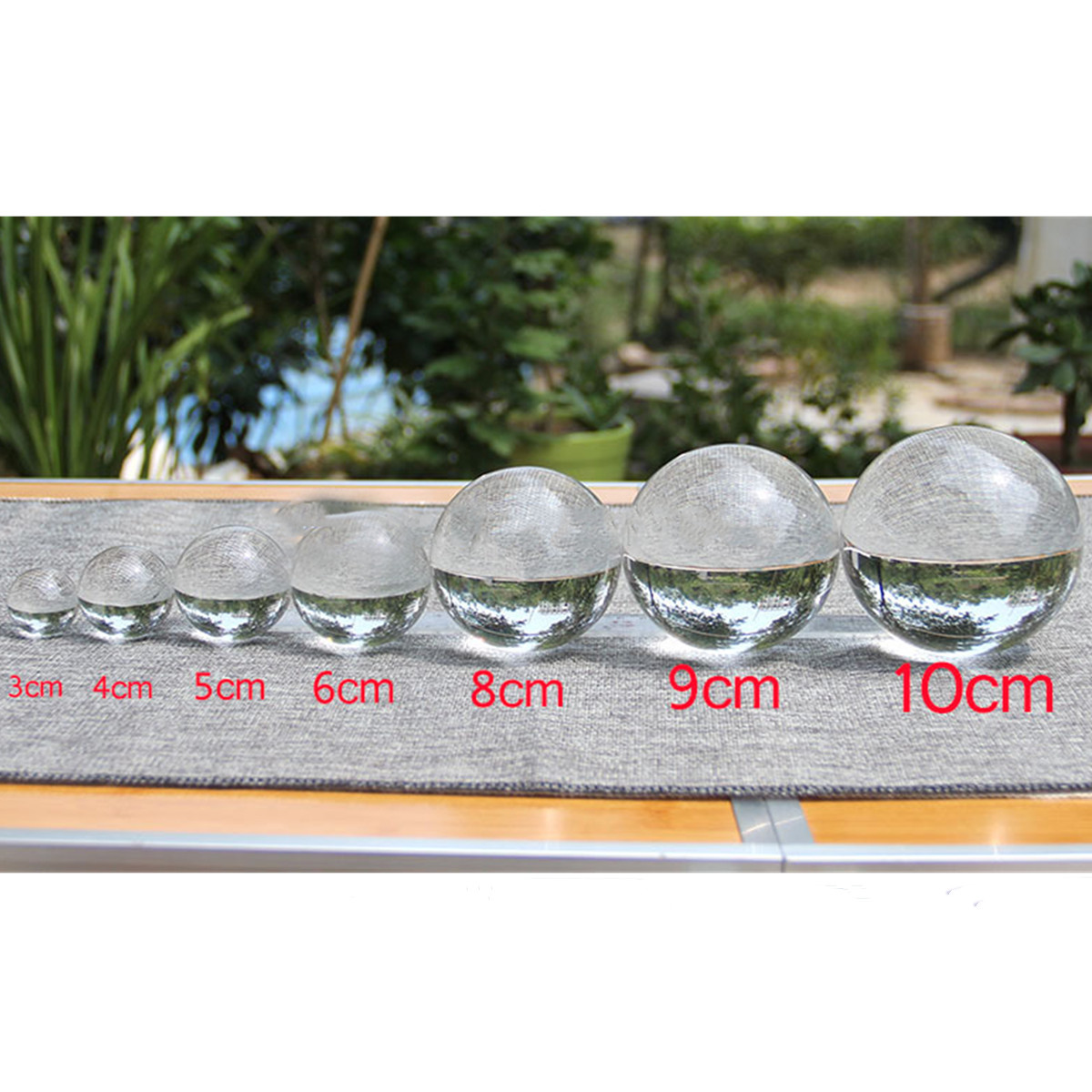 100mm Colors Crystal Ball Phot - Book Weight Glass avaliação e preço