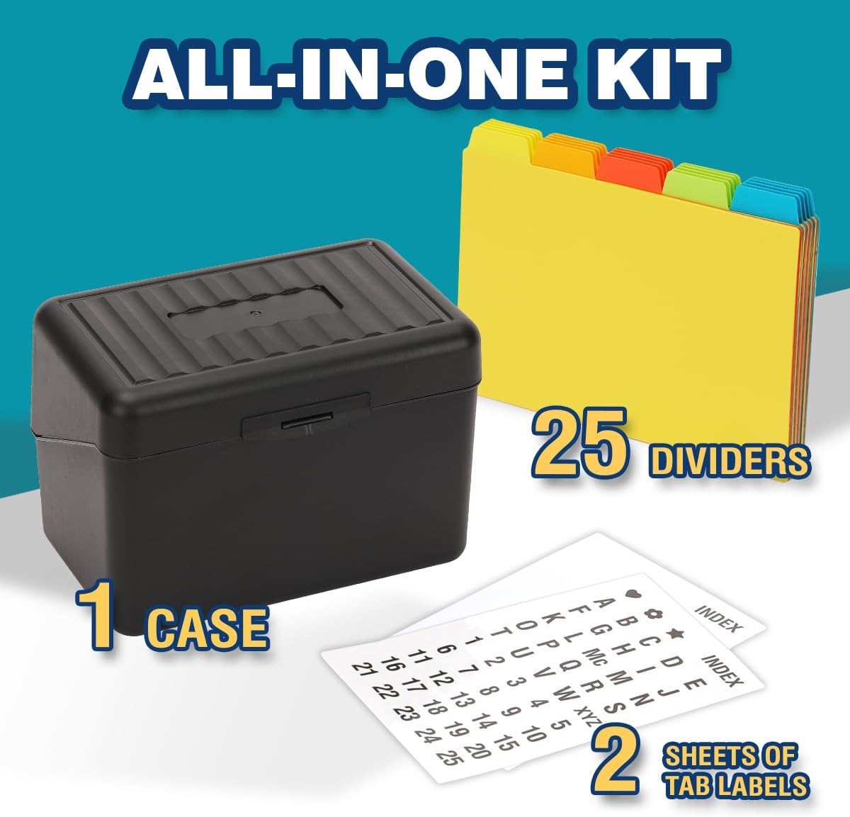 4x6 Inch Index Card Holder wit - Index Card Holder avaliação e preço